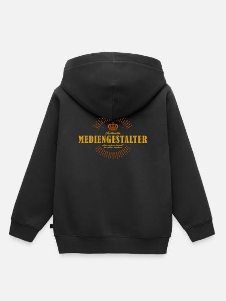Mediengestalter - Kinder Premium Organic Hoodie - Schwarz