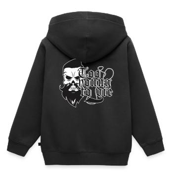 gothic - Kids Premium Organic Hoodie - black - Back - AI Model Kid Male (0cm)