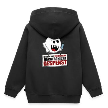 Nachtschicht Krankenpflege - Kinder Premium Organic Hoodie - Schwarz - Hinten - AI Model Kid Male (0cm)