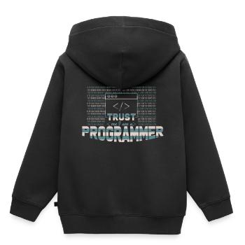 Programmierer - Kinder Premium Organic Hoodie - Schwarz - Hinten - AI Model Kid Male (0cm)