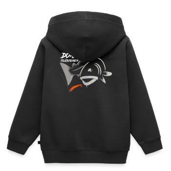 Cod Whisperer Fishing - Kids Premium Organic Hoodie - black - Back - AI Model Kid Male (0cm)