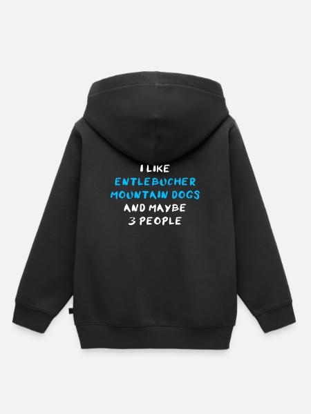 Entlebucher Mountain Dog - Kinder Premium Organic Hoodie - Schwarz