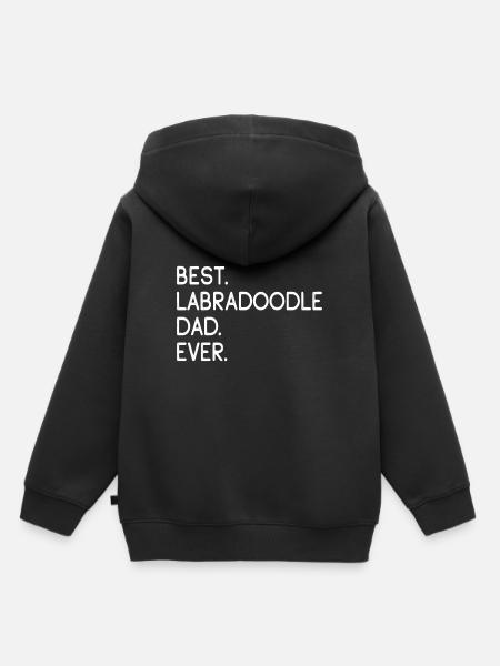 Labradoodle - Kinder Premium Organic Hoodie - Schwarz