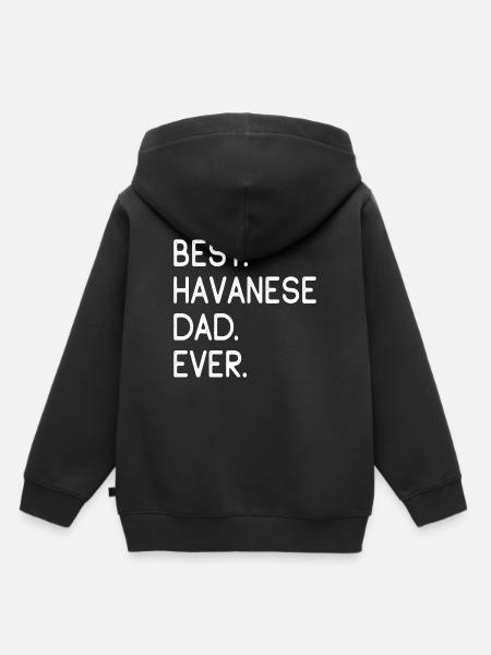 Havaneser Havanese - Kinder Premium Organic Hoodie - Schwarz