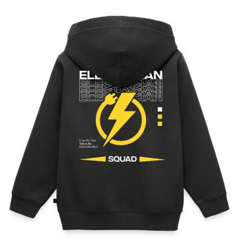 Circuits de tension Electro Electro Electrician - Sweat Premium à capuche enfant bio - noir - Dos - AI Model Kid Male (0cm)