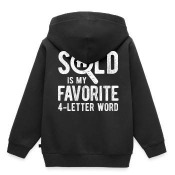 Immobilien-Händler Für Immobilien-Makler - Kinder Premium Organic Hoodie - Schwarz - Hinten - AI Model Kid Male (0cm)