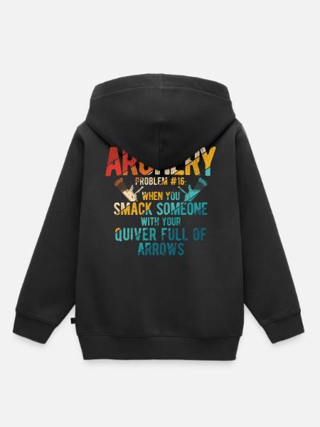 Bogenschießen Archery - Kinder Premium Organic Hoodie - Schwarz