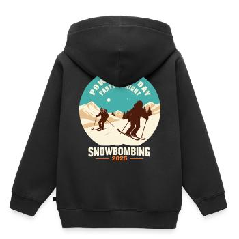Snowbombing 2025 - Kinder Premium Organic Hoodie - Schwarz - Hinten - AI Model Kid Male (0cm)