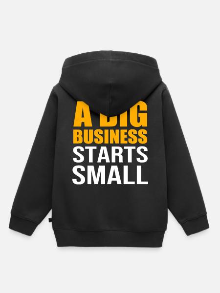 Unternehmer - Kinder Premium Organic Hoodie - Schwarz