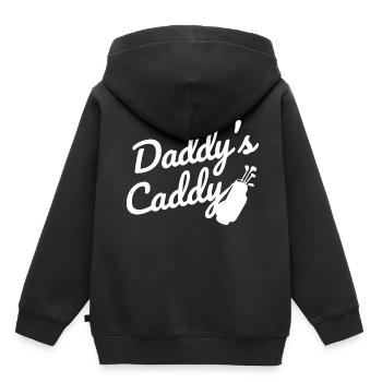 Golfplatz zum Golfen Golf - Kinder Premium Organic Hoodie - Schwarz - Hinten - AI Model Kid Male (0cm)