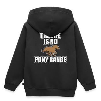Lustiger Denglisch Spruch Denglisch Sprüche - Kinder Premium Organic Hoodie - Schwarz - Hinten - AI Model Kid Male (0cm)