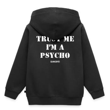 Psychologist Psychologist Psychologist Funny Sayings - Kids Premium Organic Hoodie - black - Back - AI Model Kid Male (0cm)