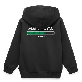 Mallorca loading loading bar - Kids Premium Organic Hoodie - black - Back - AI Model Kid Male (0cm)