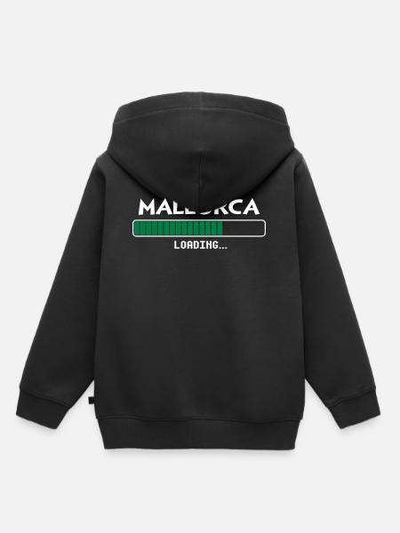 Mallorca loading Ladebalken - Kinder Premium Organic Hoodie - Schwarz