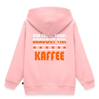 German5 - Sweat Premium à capuche enfant bio - rose - Dos - AI Model Kid Female (0cm)