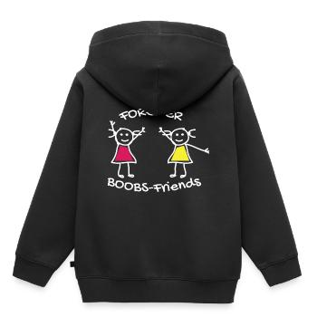 Lustiger Denglisch Spruch Denglisch Sprüche - Kinder Premium Organic Hoodie - Schwarz - Hinten - AI Model Kid Male (0cm)