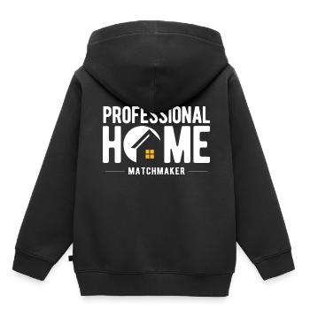 Immobilien-Händler Für Immobilien-Makler - Kinder Premium Organic Hoodie - Schwarz - Hinten - AI Model Kid Male (0cm)