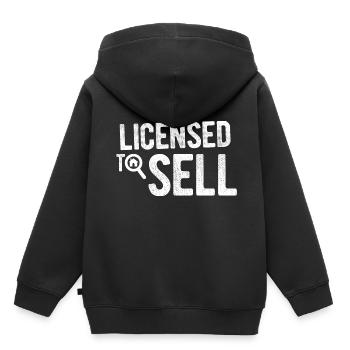 Immobilien-Händler Für Immobilien-Makler - Kinder Premium Organic Hoodie - Schwarz - Hinten - AI Model Kid Male (0cm)