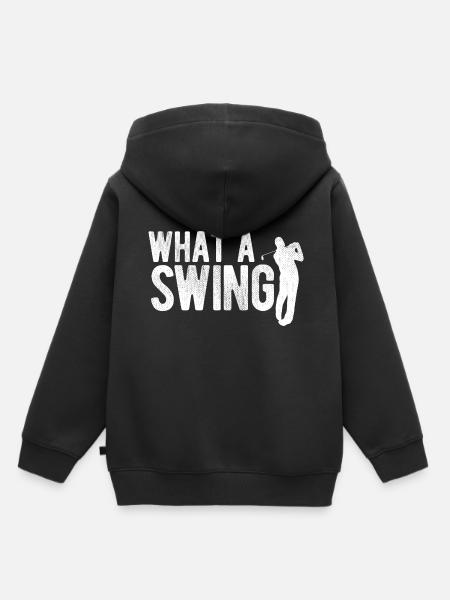 Golfplatz zum Golfen Golf - Kinder Premium Organic Hoodie - Schwarz