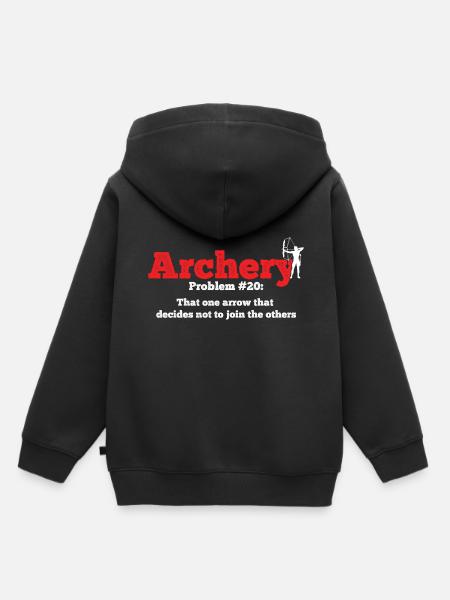 Bogenschießen Archery - Kinder Premium Organic Hoodie - Schwarz