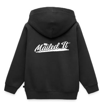 Briefträger Und Paket-Zusteller Für Postboten - Kinder Premium Organic Hoodie - Schwarz - Hinten - AI Model Kid Male (0cm)