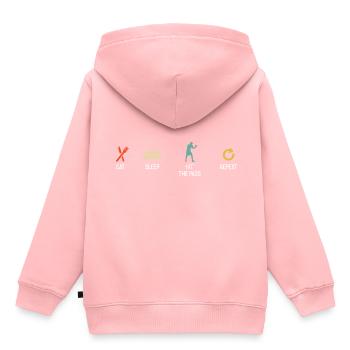 Boxsport Boxing - Kinder Premium Organic Hoodie - Rosa - Hinten - AI Model Kid Female (0cm)