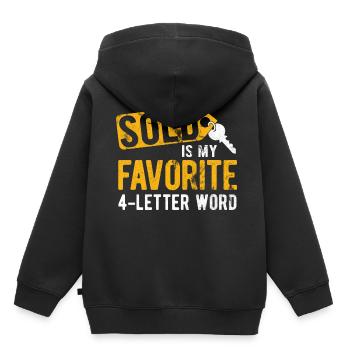 Immobilien-Händler Für Immobilien-Makler - Kinder Premium Organic Hoodie - Schwarz - Hinten - AI Model Kid Male (0cm)