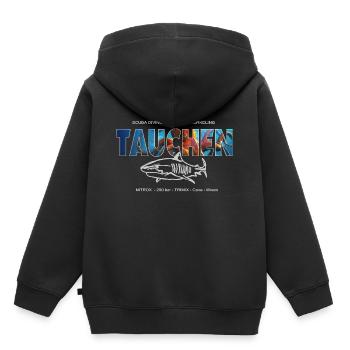 Plongée plongée plongée apnée - Sweat Premium à capuche enfant bio - noir - Dos - AI Model Kid Male (0cm)