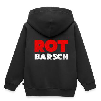 Rotbarsch angeln Norwegen Geschenkideen für Angler - Kinder Premium Organic Hoodie - Schwarz - Hinten - AI Model Kid Male (0cm)