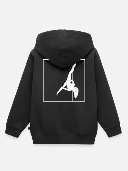 Poledance - Kinder Premium Organic Hoodie - Schwarz
