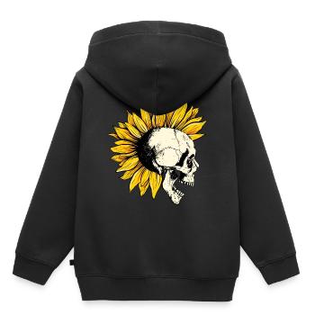 Punks nicht tot - Kinder Premium Organic Hoodie - Schwarz - Hinten - AI Model Kid Male (0cm)