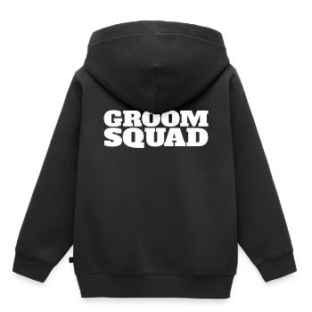 Junggesellenabschied - Kinder Premium Organic Hoodie - Schwarz - Hinten - AI Model Kid Male (0cm)