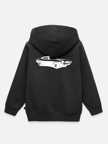 Sportwagen - Kinder Premium Organic Hoodie - Schwarz