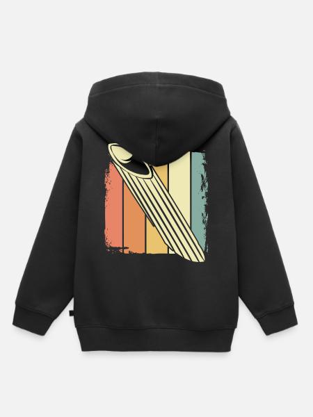 Nudel - Kinder Premium Organic Hoodie - Schwarz
