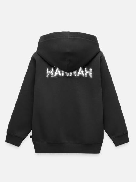 Hannah - Kinder Premium Organic Hoodie - Schwarz
