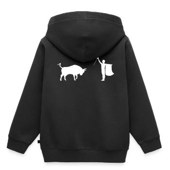 Tauromachie - Torero - Matador - Sweat Premium à capuche enfant bio - noir - Dos - AI Model Kid Male (0cm)