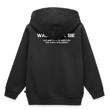 Funny saying - Funny sayings - Kids Premium Organic Hoodie - black - Back - AI Model Kid Male (0cm)