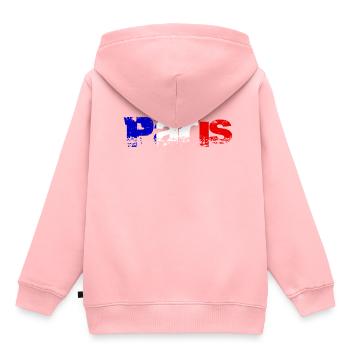 Paris - Sweat Premium à capuche enfant bio - rose - Dos - AI Model Kid Female (0cm)