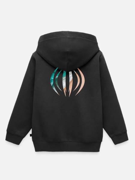 Meer - Kinder Premium Organic Hoodie - Schwarz