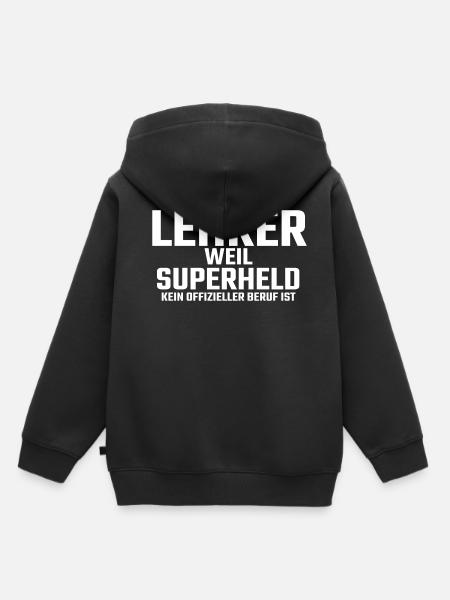 Lehrer - Kinder Premium Organic Hoodie - Schwarz