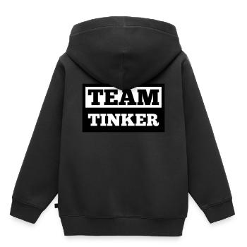 Team Tinker - Kids Premium Organic Hoodie - black - Back - AI Model Kid Male (0cm)