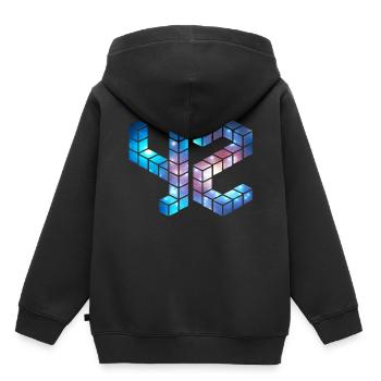 42, Die Antwort, Per Anhalter, Galaxis, Space, - Kinder Premium Organic Hoodie - Schwarz - Hinten - AI Model Kid Male (0cm)
