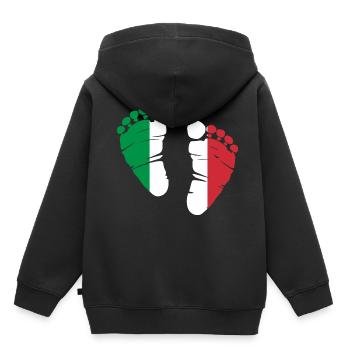 Italien Rom Geschenk Heimat - Kinder Premium Organic Hoodie - Schwarz - Hinten - AI Model Kid Male (0cm)