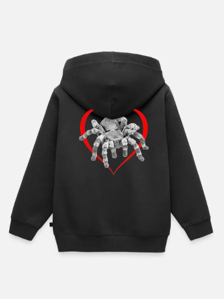 love spider - Kinder Premium Organic Hoodie - Schwarz