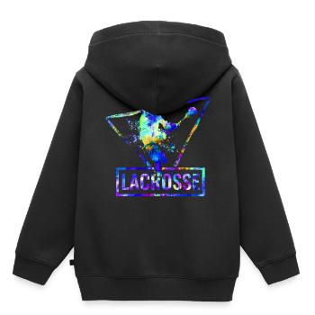 lacrosse - Sweat Premium à capuche enfant bio - noir - Dos - AI Model Kid Male (0cm)