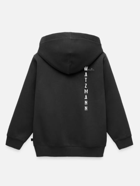 Berg Watzmann - Kinder Premium Organic Hoodie - Schwarz