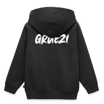 Grüezi Schweiz Schweizer Schweizerdeutsch Schweiz - Kinder Premium Organic Hoodie - Schwarz - Hinten - AI Model Kid Male (0cm)