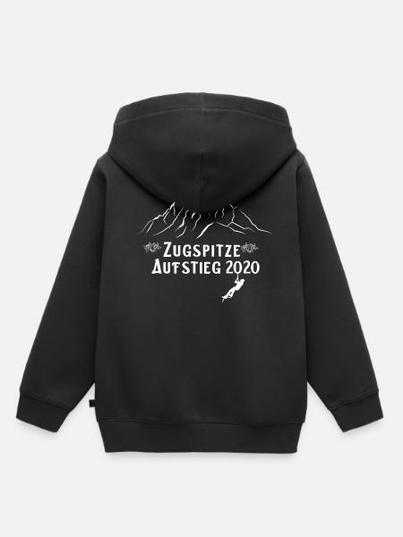 Zugspitze - Kinder Premium Organic Hoodie - Schwarz