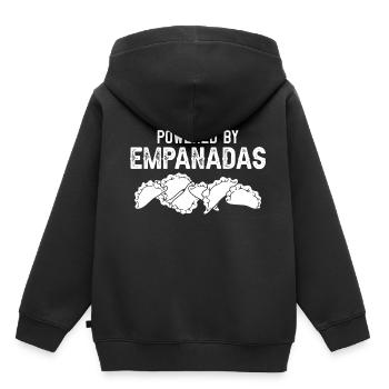 Empanada Argentinien Teigtasche Spanien - Kinder Premium Organic Hoodie - Schwarz - Hinten - AI Model Kid Male (0cm)