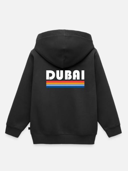 Dubai - Kinder Premium Organic Hoodie - Schwarz